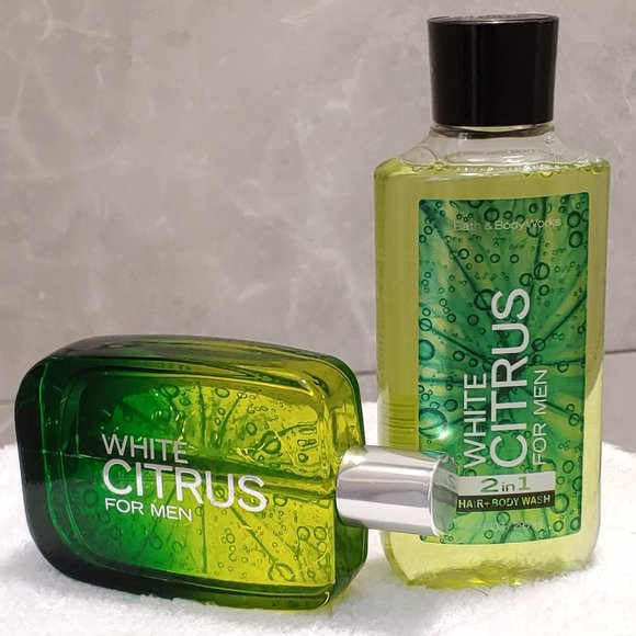 Bath & Body Works Other - Excellent Rare and Discontinued Men's Bath & Body Work White Citrus Gift Set
